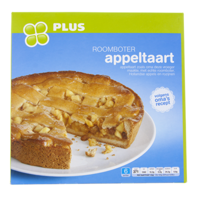Huismerk Roomboter appeltaart