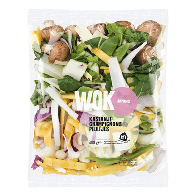 Huismerk Wokgroente Japans champignons peultjes
