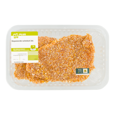 Huismerk Gepaneerde schnitzel 2 stuks