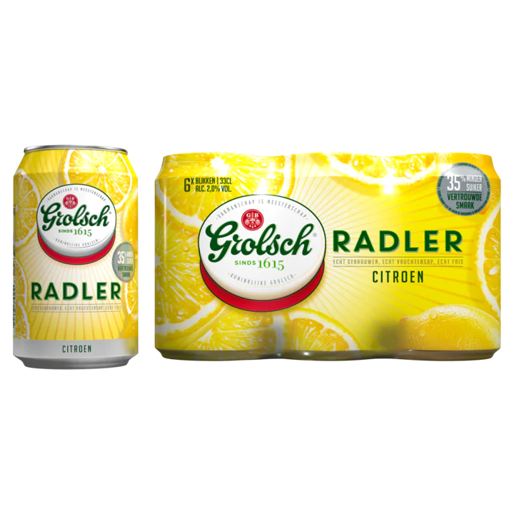 Grolsch Radler Citroen Blik