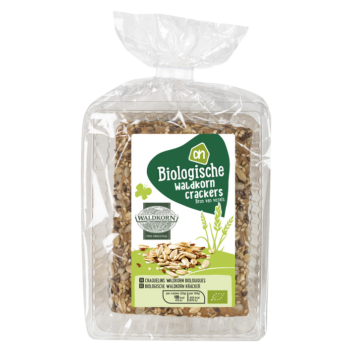 Huismerk Biologisch Waldkorn crackers