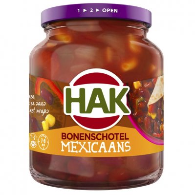 Hak Bonenschotel Mexicaans