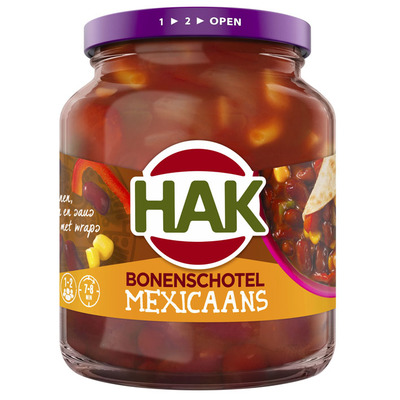 Hak Bonenschotel Mexicaans