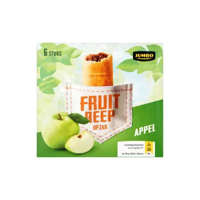 Huismerk Fruitreep Appel 6 Stuks