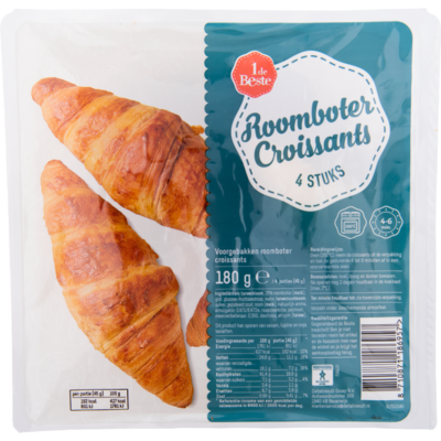 Huismerk Roomboter croissants 4 stuks