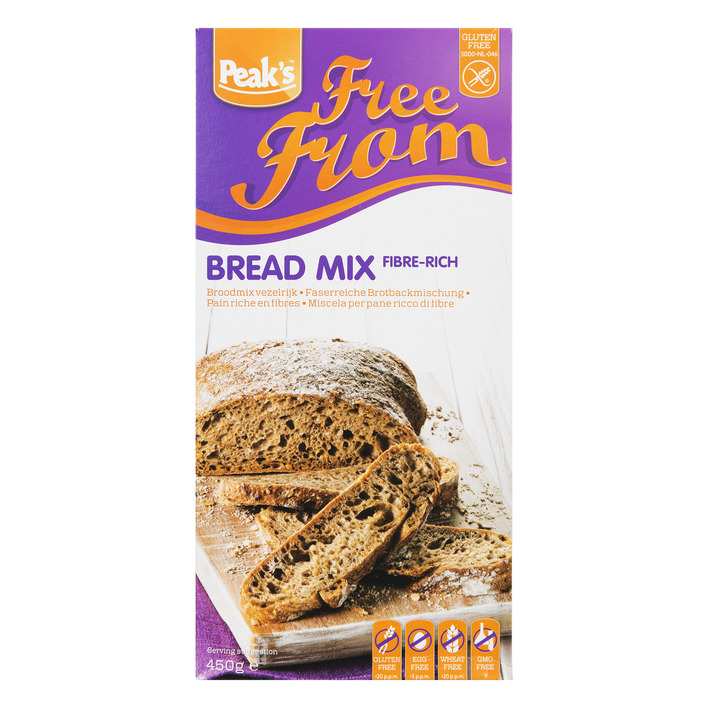 Peak's Vezelrijke broodmix glutenvrij