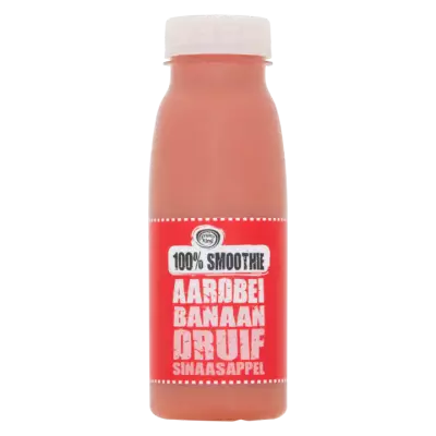 Fruity King 100% Smoothie Aardbei Appel Banaan Druif