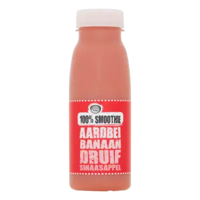 Fruity King 100% Smoothie Aardbei Banaan Druif Sinaasappel