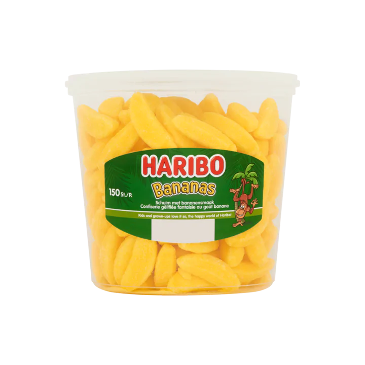 Haribo Bananas Schuim 150 Stuks