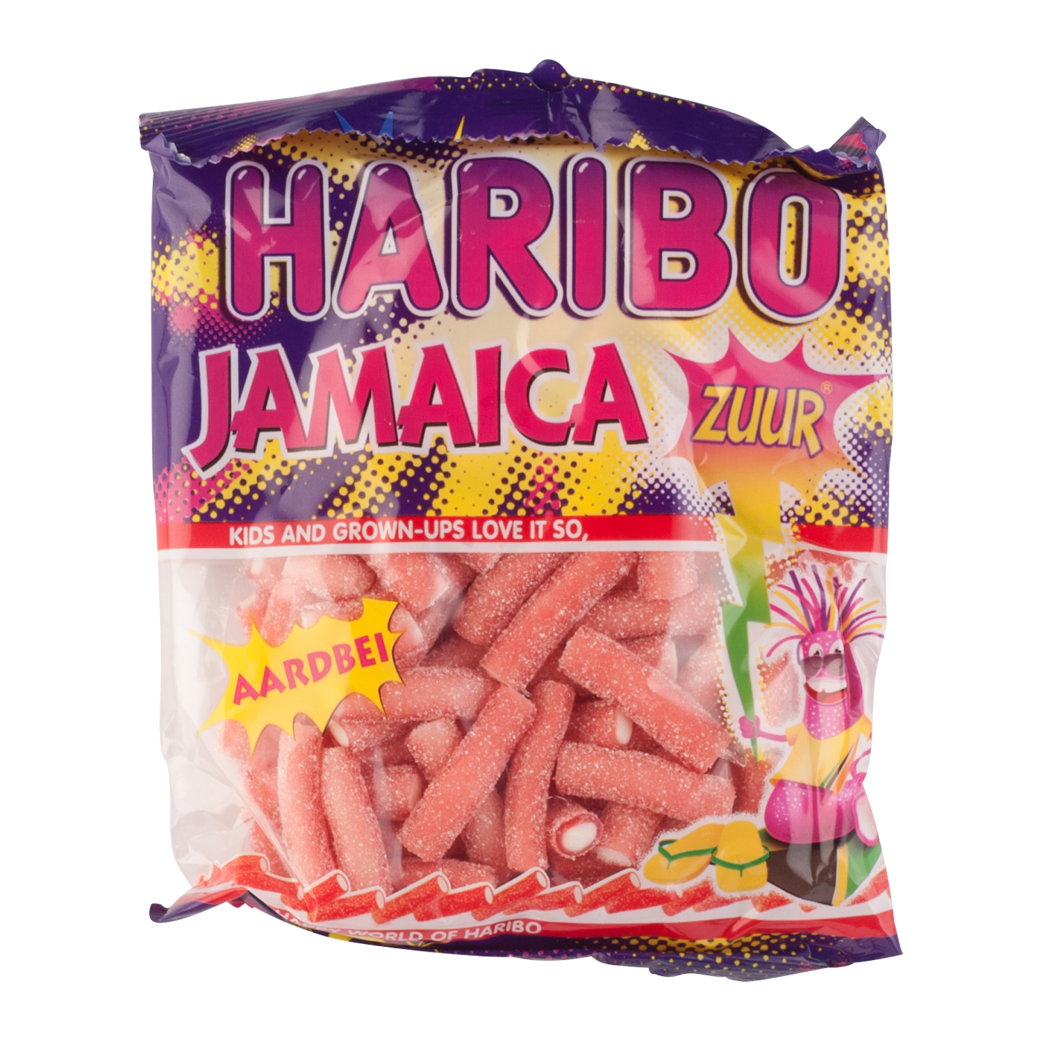 Haribo Jamaica zuur aardbei