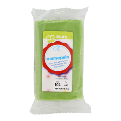 Huismerk marsepein groen