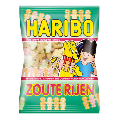 Haribo Zoute rijen