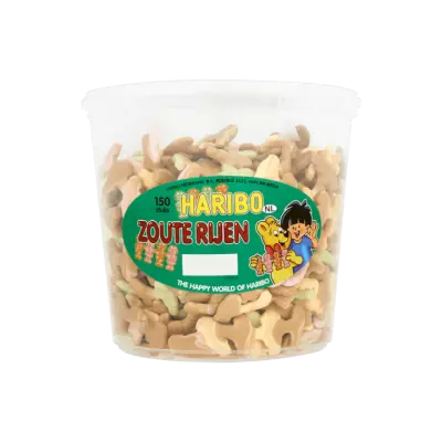 Haribo Zoute Rijen 150 Stuks