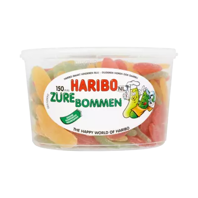 Haribo Zure Bommen 150 Stuks
