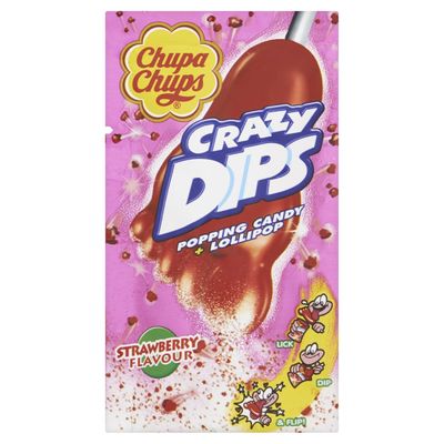 Chupa Chups Crazy Dips Strawberry