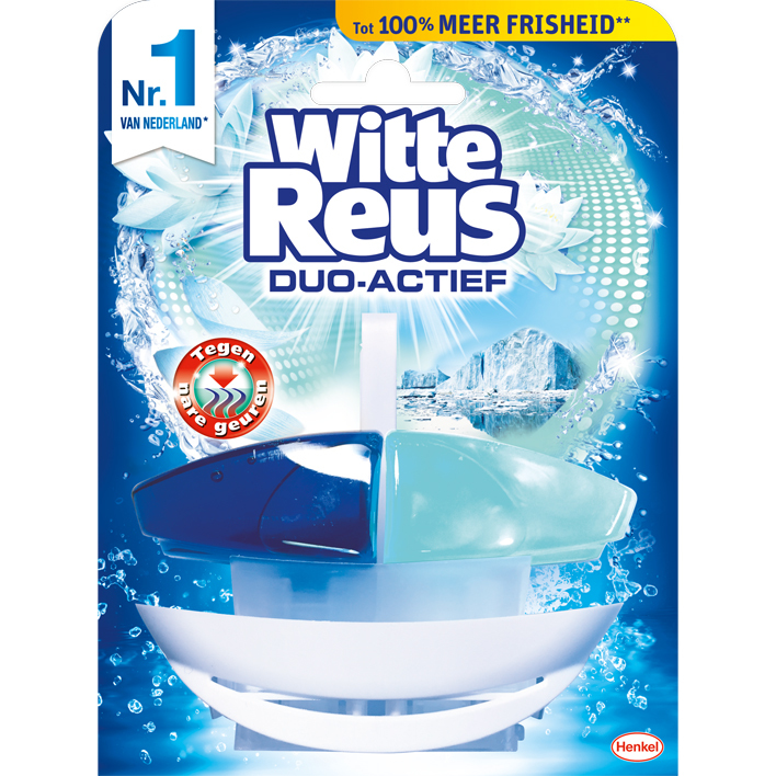 Witte Reus Duo-actief tegen nare geuren toiletblok