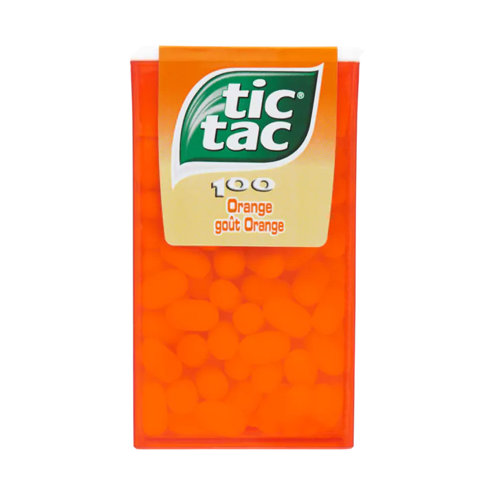 Tic Tac Sinaasappelsmaak 100 Stuks