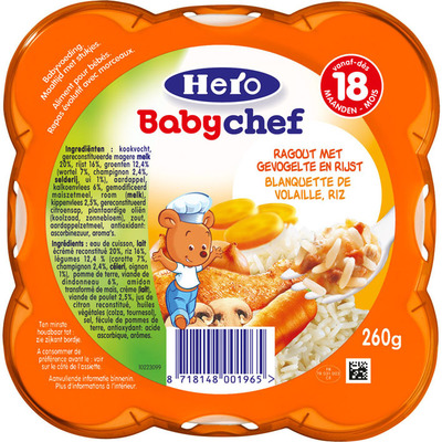 Hero Babychef ragout-gevogelte 18+