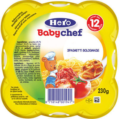 Hero Babychef spahettini bolognaise 12+