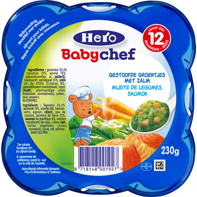 Hero Babychef zalm-groentjes 12+