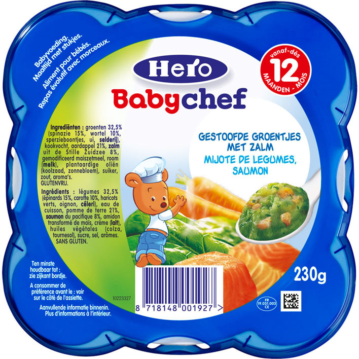 Hero Babychef zalm-groentjes 12+