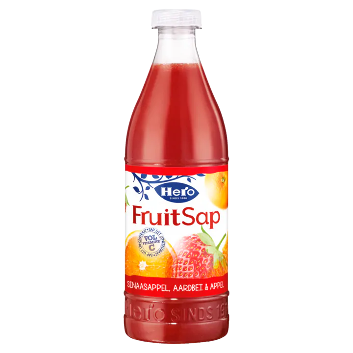 Hero Fruitsap Sinaasappel, Aardbei & Appel