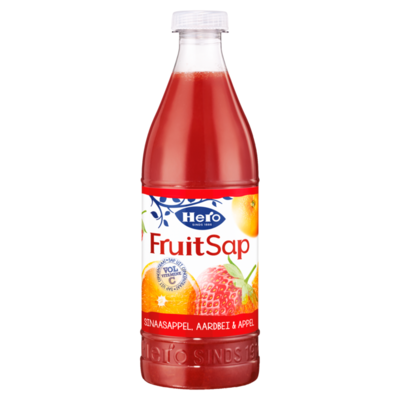 Hero Fruitsap Sinaasappel, Aardbei & Appel
