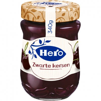 Hero Zwarte kersen jam