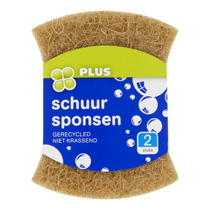 Huismerk Gerecyclede schuurspons niet krassend