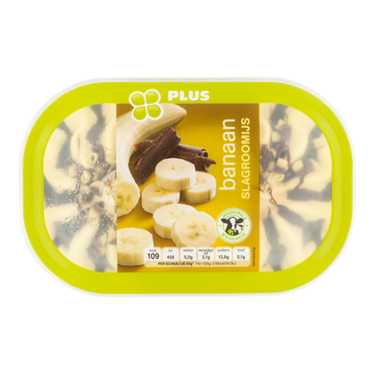 Huismerk Ijs duo bananasplit