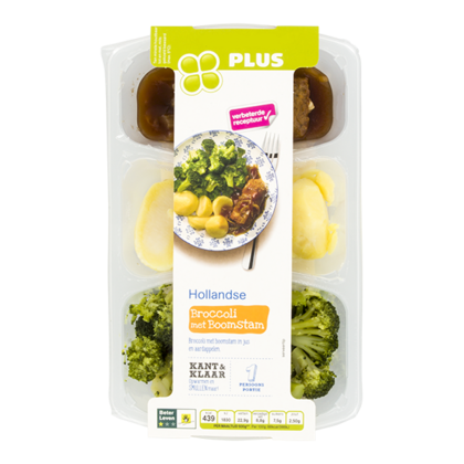 Huismerk Broccoli kaassaus, boomstam & aardap.
