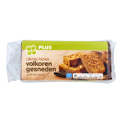 Huismerk Ontbijtkoek volkoren gesneden