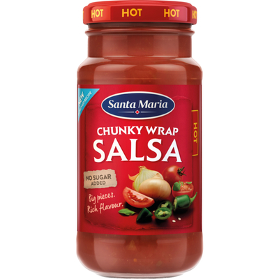 Santa Maria Chunky wrap salsa hot