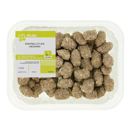 Huismerk Gegaarde soepballetjes