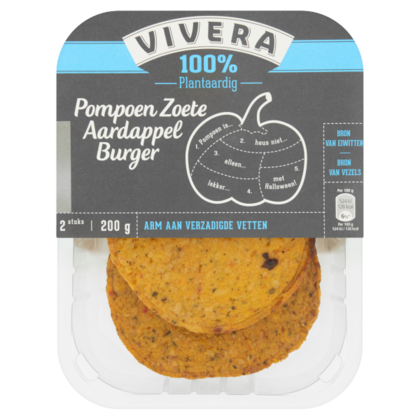 Vivera Pompoen aardappel burger