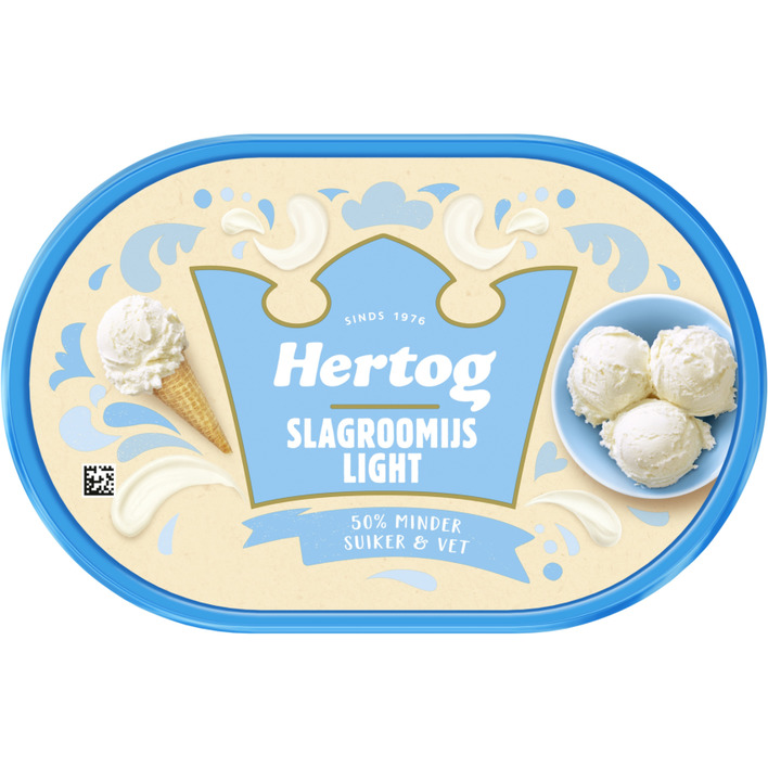 Hertog IJs slagroom light