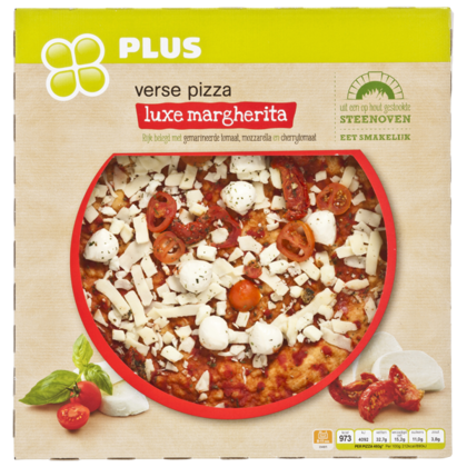 Huismerk Pizza luxe margherita
