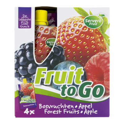 Servero Fruit to go bosvruchten-appel