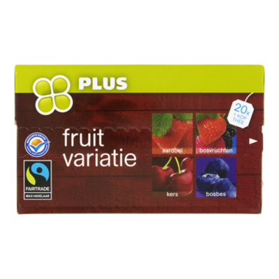 Huismerk Thee Fruitvariatie Rood Fairtrade