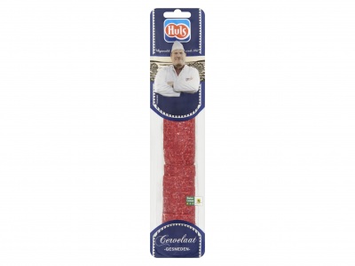 Huls Cervelaat gesneden