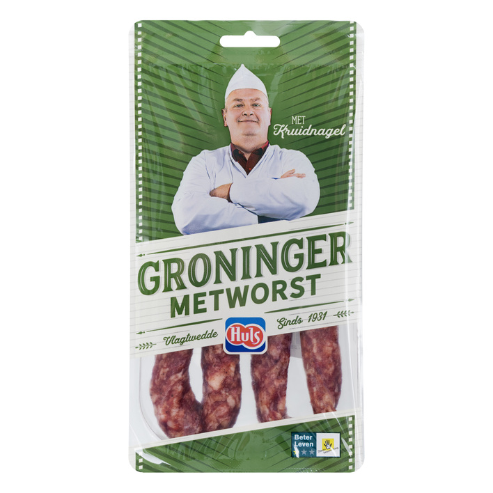 Huls Groninger metworst
