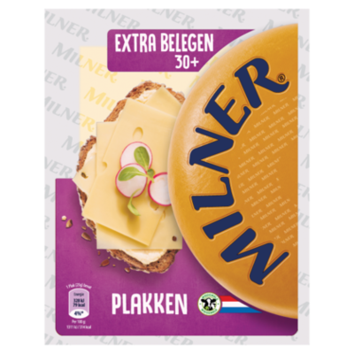Milner Extra belegen 30+ plakken