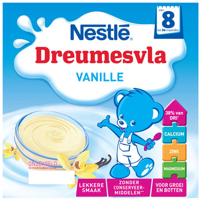 Nestlé Dreumesvla vanille 8 mnd