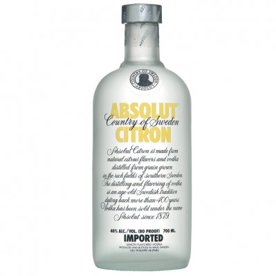 Absolut Citron flavored vodka