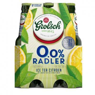 Grolsch 0.0% Radler ice tea citroen