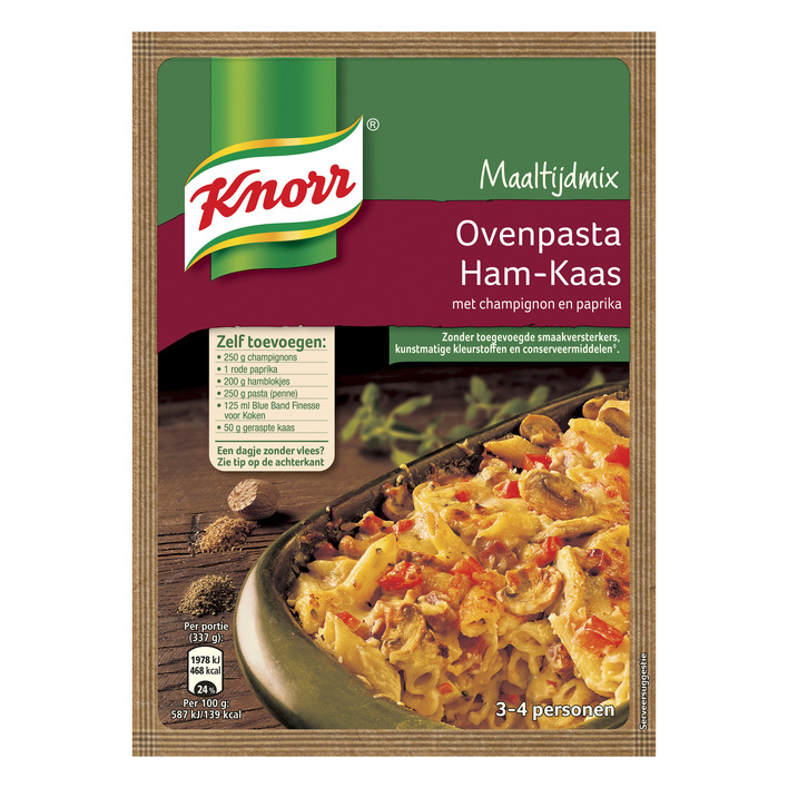 Knorr Mix ovenpasta ham-kaas