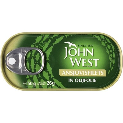 John West Ansjovis in olijfolie