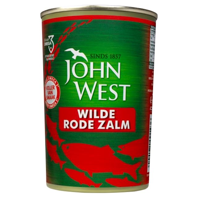 John West MSC wilde rode zalm in blik 418 gram
