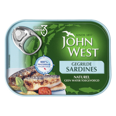 John West Gegrilde sardines naturel MSC