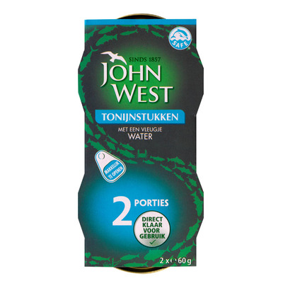 John West Tonijnstukken in water